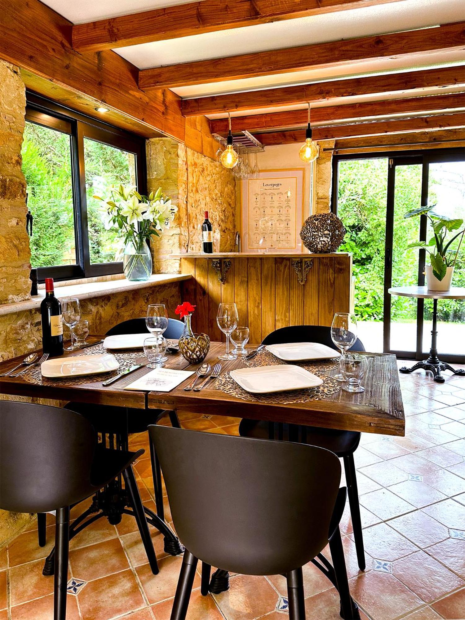 Les Rocailles Bed and Breakfast Lamonzie-Montastruc Buitenkant foto